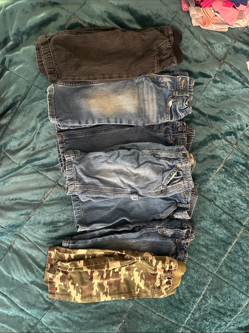 Babies Denim Jogger Jeans - Blue